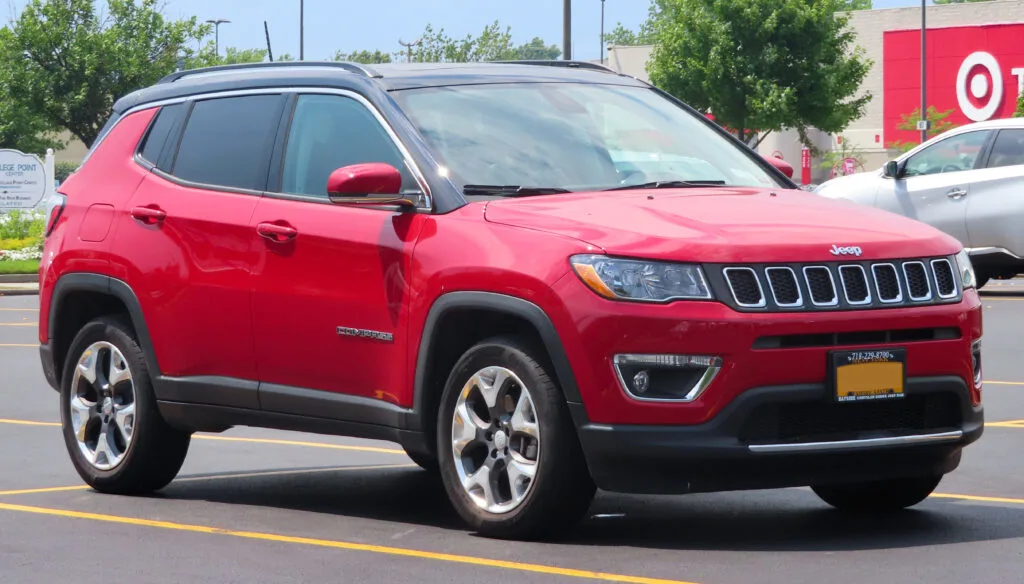 Red Jeep Compass
